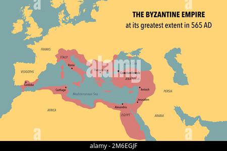 The Roman Empire at its greatest extent in 117 AD at the time of Trajan ...