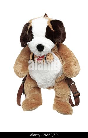 Cloth puppet for children. Royal puppet with furnishing fur Stock Photo