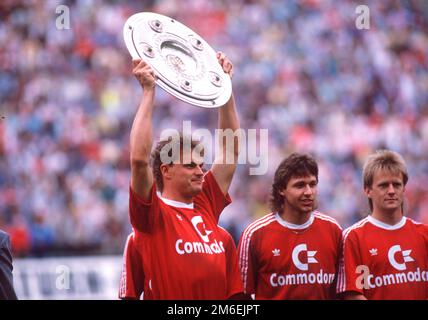 Maillot Bayern Munich 1989 Numéro 11 - Porté, Adidas, Homme, Rouge