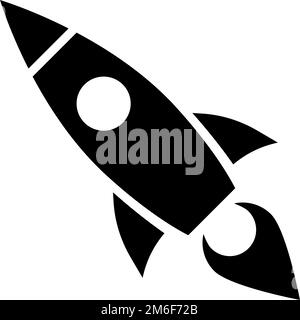 Rocket launch icon. Product launch. Editable vector. Stock Vector