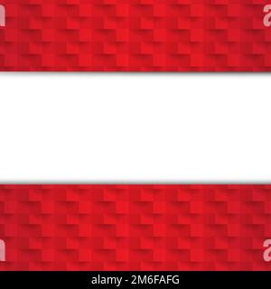 Red Abstract Background With Paper Texture Stock Photo
