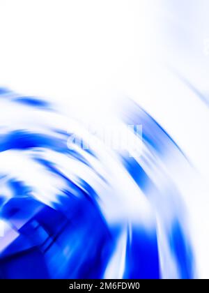 Abstract blurred modern interior workplace. Office building blur background with bokeh light. Stock Photo