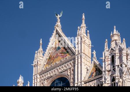 Duomo di Siena - Beautiful Gothic Church - Siena, Tuscany, Italy Stock Photo