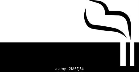 cigarette smoke silhouette Smoking Images Cigarette and smoke silhouette icon.
