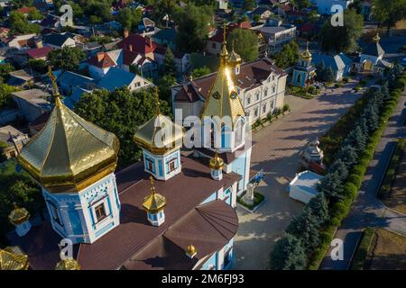 Ciuflea AKA Sf Teodor Tiron Monastery view Stock Photo