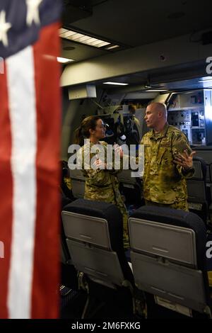 Leadership of the 378th Air Expeditionary Wing, joined Airmen with the ...