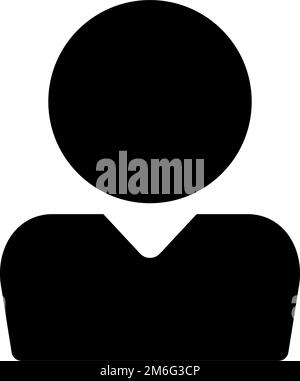 Businessman silhouette icon. Salaryman. Editable vector. Stock Vector