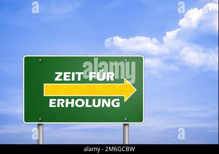 Zeit für Erholung Stock Photo