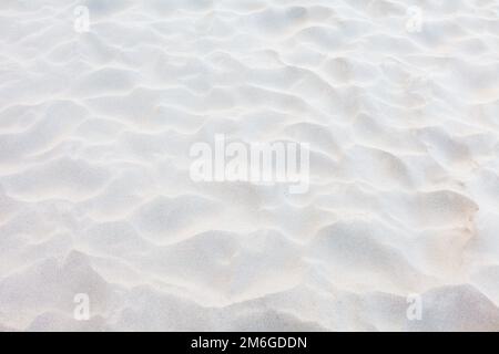 Beautiful natural white sand background Stock Photo