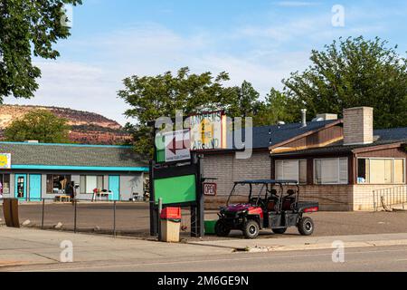 The USA, Utah, Kane County, Kanab, Johnson Canyon, Old Gunsmoke Movie set  Stock Photo - Alamy