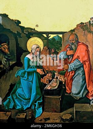 Nativity, 1510 Hubert, Hans Baldung Grien, 1484-1545, German Germany Stock Photo