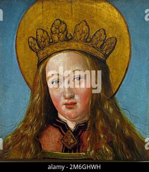 Female Saint 1515 by Hans Holbein (the Younger) 1497-1543, German Germany Stock Photo