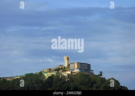 Monte Igueldo in San Sebastian Stock Photo