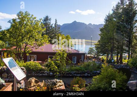 Stöðvarfjörður, Iceland - August 13 2022 : Beautiful Rare Stone and Gem Collection at Petra Stone Collection Jasper Stone and other gems Stock Photo