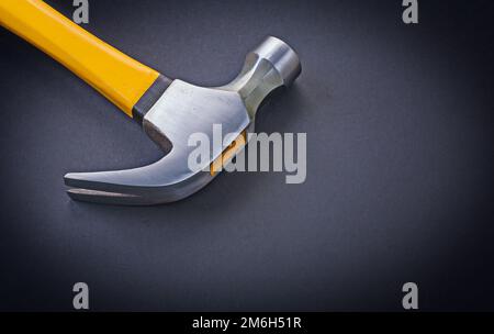 close up view on claw hammer. Stock Photo