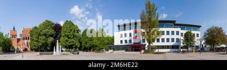 Bad Zwischenahn Market Place Panorama Deutschla Stock Photo