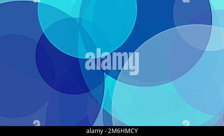 Abstract blue circles overlay with white background Stock Photo - Alamy