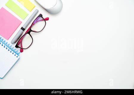 Flashy School Office Supplies, Bright Teaching Learning Collections, Creative Writing Tools, Educational Things, Mixed Student S Stock Photo