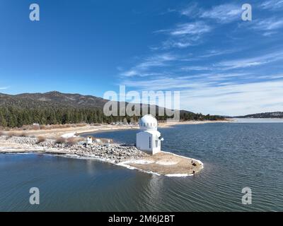 Big Bear Solar Observatory, Center for Solar Terrestrial Research Stock Photo