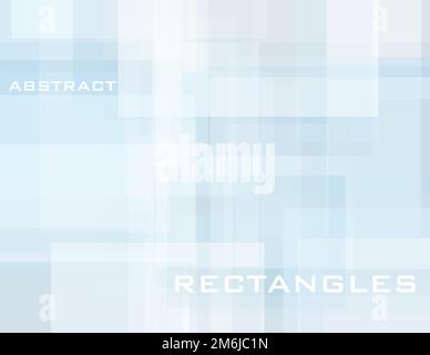 Abstract blue gray geometric background with rectangles. Subtle vector graphic pattern Stock Vector