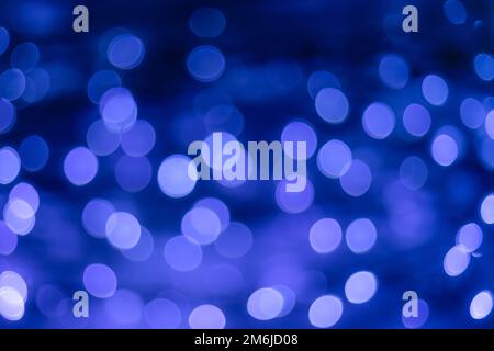 Blue and pink white holiday bokeh abstract Christmas background Stock Photo