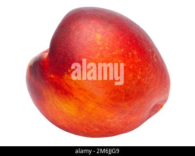 Nectarine isolated on white background Stock Photo