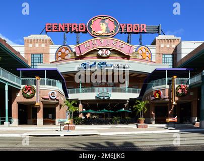 Centro in the Neighborhood Ybor City, Tampa, Florida Stock Photo