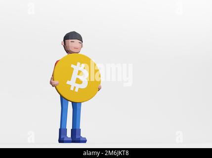 Bitcoin investment concept Stock Photo