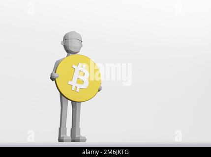 Bitcoin investment concept Stock Photo