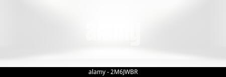 Abstract luxury blur dark grey and black gradient, used as background studio wall for display your products. Stock Photo
