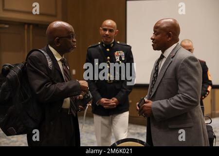 The 8th Marine Corps District attends Omega Psi Phi Fraternity Inc