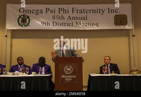 The 8th Marine Corps District attends Omega Psi Phi Fraternity Inc