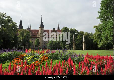 Merseburg Castle in East Germany Stock Photo