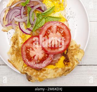 Fried eggs Stock Photo