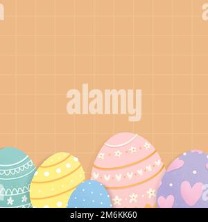 Happy Easter 2019 background vector Stock Vector