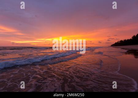 The Thai island of phuket Karen beach Stock Photo