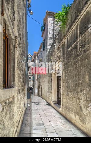 Street in Split, Croatia Stock Photo