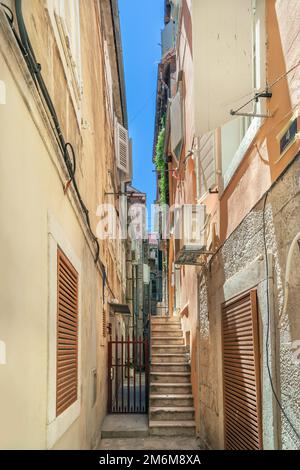 Street in Split, Croatia Stock Photo