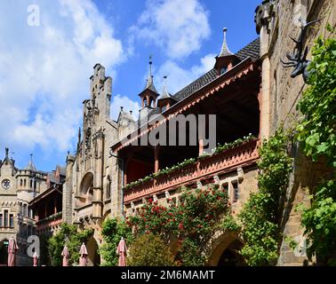 Historical Castle Marienburg in Pattensen, Lower Saxony Stock Photo