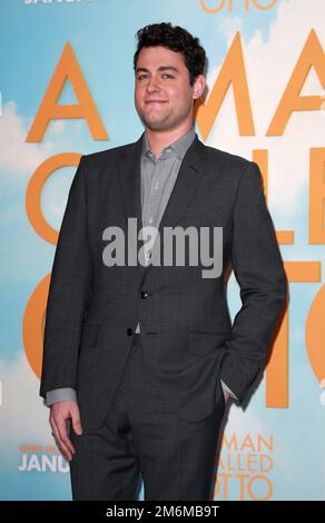 Truman Hanks attend 'A Man Called Otto' photocall at the Corinthia hotel on December 16, 2022 in London, England. Stock Photo