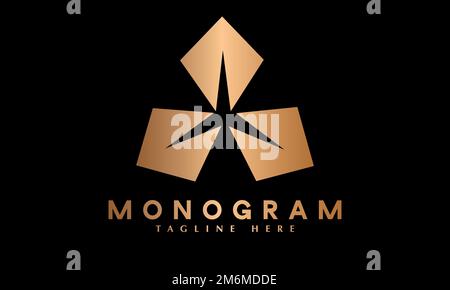 Diamond Abstract monogram vector logo template design vector Stock Vector