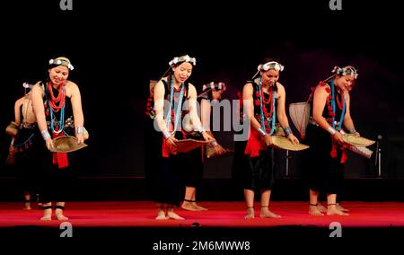 Artists perform at Octave 2023 northeast cultural festival organised by south zone cultural center ministry of culture in Chennai Stock Photo