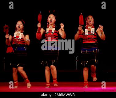 Artists perform at Octave 2023 northeast cultural festival organised by south zone cultural center ministry of culture in Chennai Stock Photo