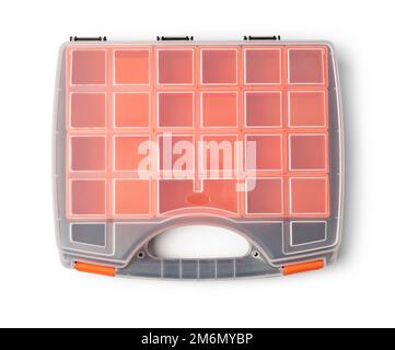 Plastic Storage Box, Small Parts Organizer Stock Photo