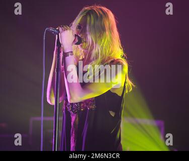 Taylor Momsen of the Pretty Reckless performs at Revolution Live on September 21, 2014 in Ft Lauderdale, Florida. (Photo by Jeff Daly/Invision/AP)