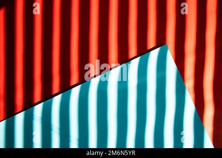 Striped red and blue summer background Stock Photo