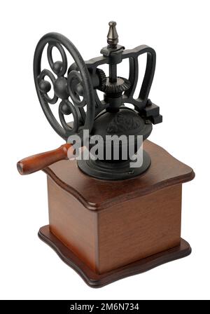 Manual coffee grinder Stock Photo