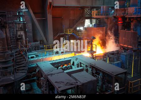 Metallurgical factory Stock Photo