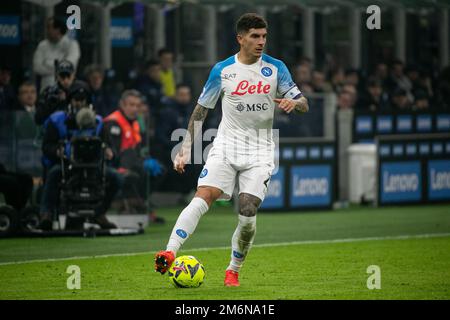 Milan, Italy - january 4 2023 - Inter vs Napoli serie A - di lorenzo giovanni napoli Credit: Christian Santi/Alamy Live News Stock Photo