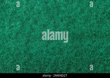 Green scouring pad close up texture background Stock Photo